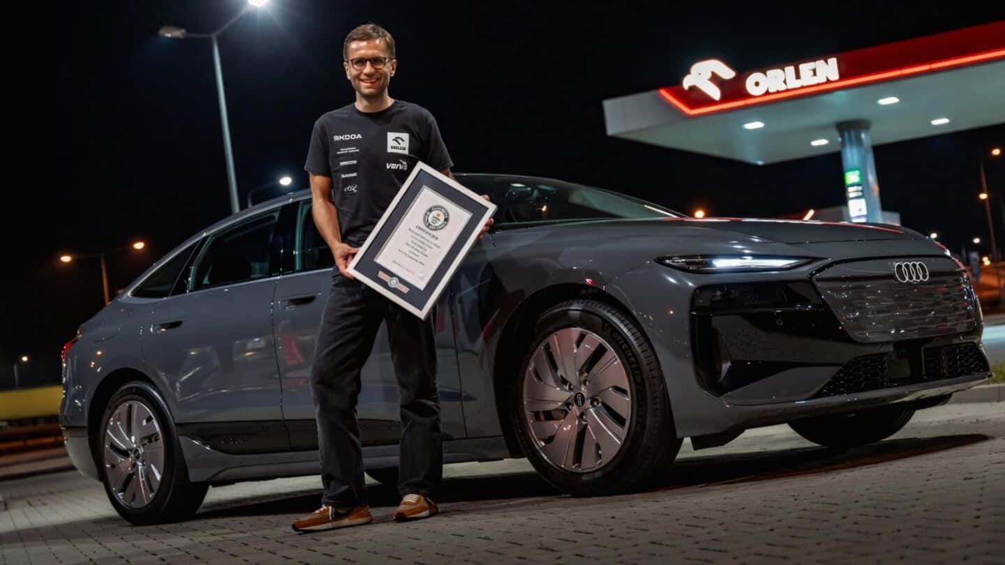 1,350km on single charge: Audi A6 E-Tron sets Guinness record
