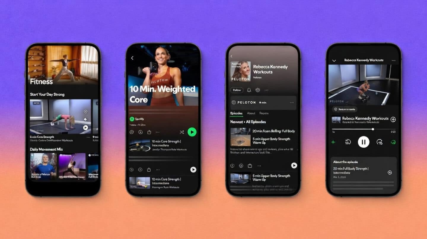 Spotify launches 'fitness hub' with guided workouts 