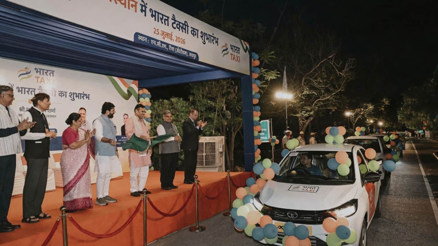 Rajasthan introduces 'Bharat Taxi' with 100 cabs