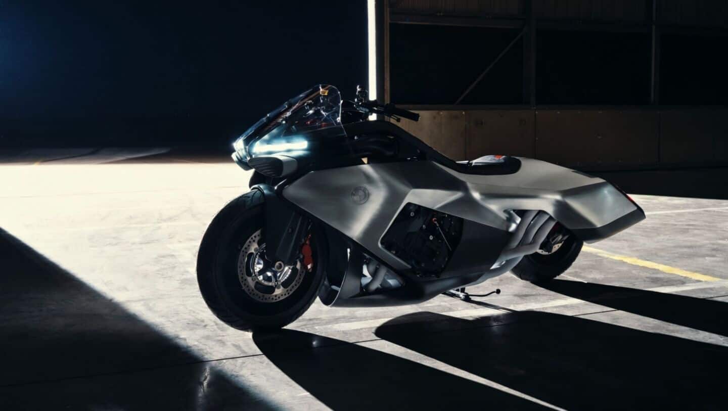 BMW Motorrad's Vision K18 is an aircraft-inspired, 6-cylinder motorcycle concept