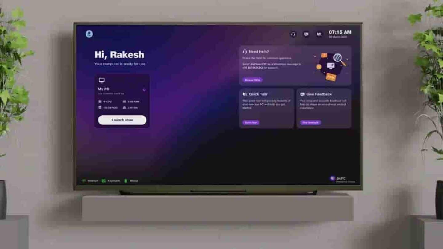 Reliance Jio introduces JioPC, turns any screen into AI-ready device Reliance Jio introduces JioPC, turns any screen into AI-ready device