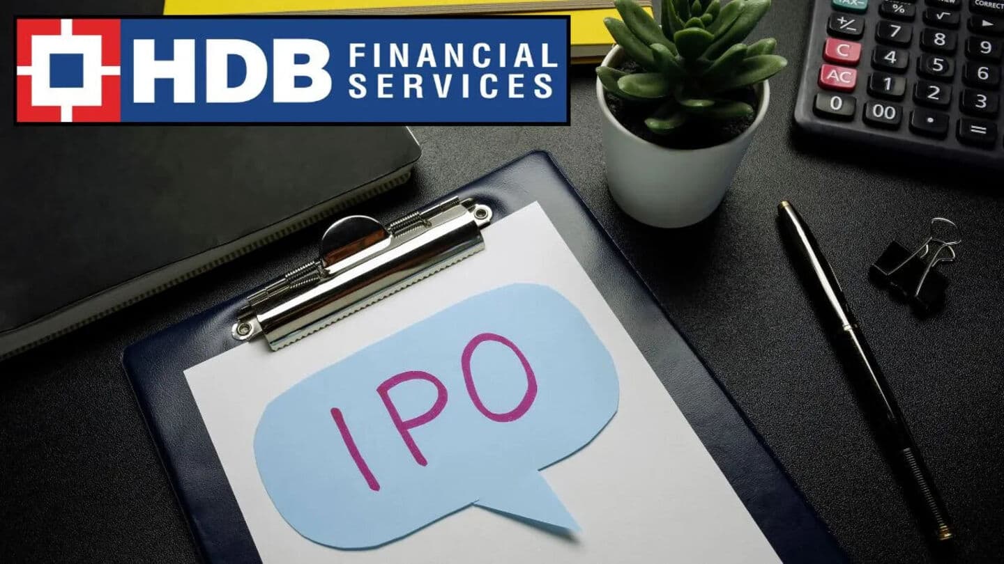 HDB Financial Services to launch ₹12,500cr IPO in July HDB Financial Services to launch ₹12,500cr IPO in July