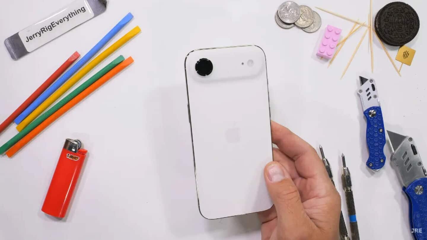 iPhone Air survives durability test, proves toughest iPhone yet iPhone Air survives durability test, proves toughest iPhone yet
