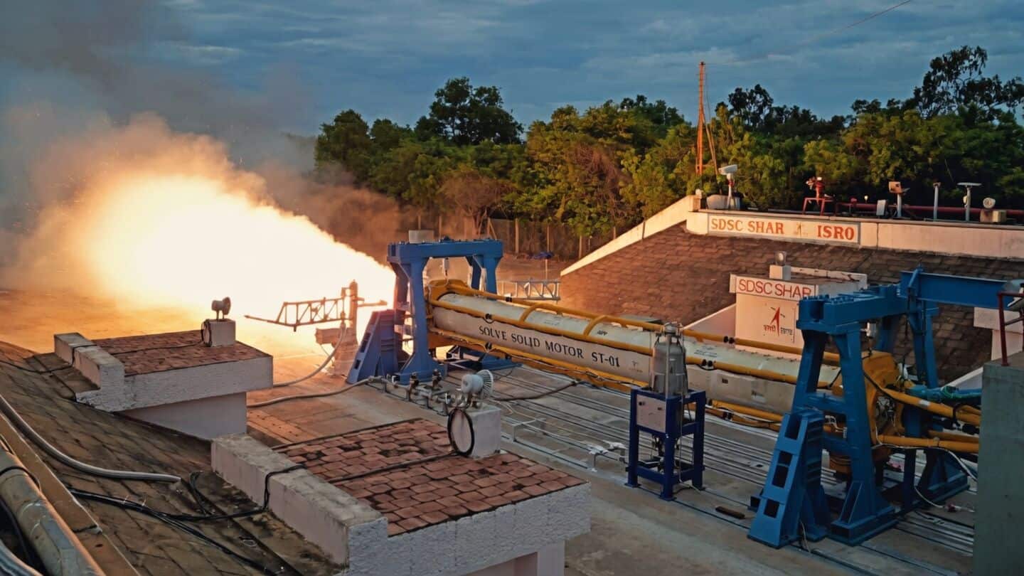 ISRO successfully conducts ground test for Gaganyaan mission's rocket