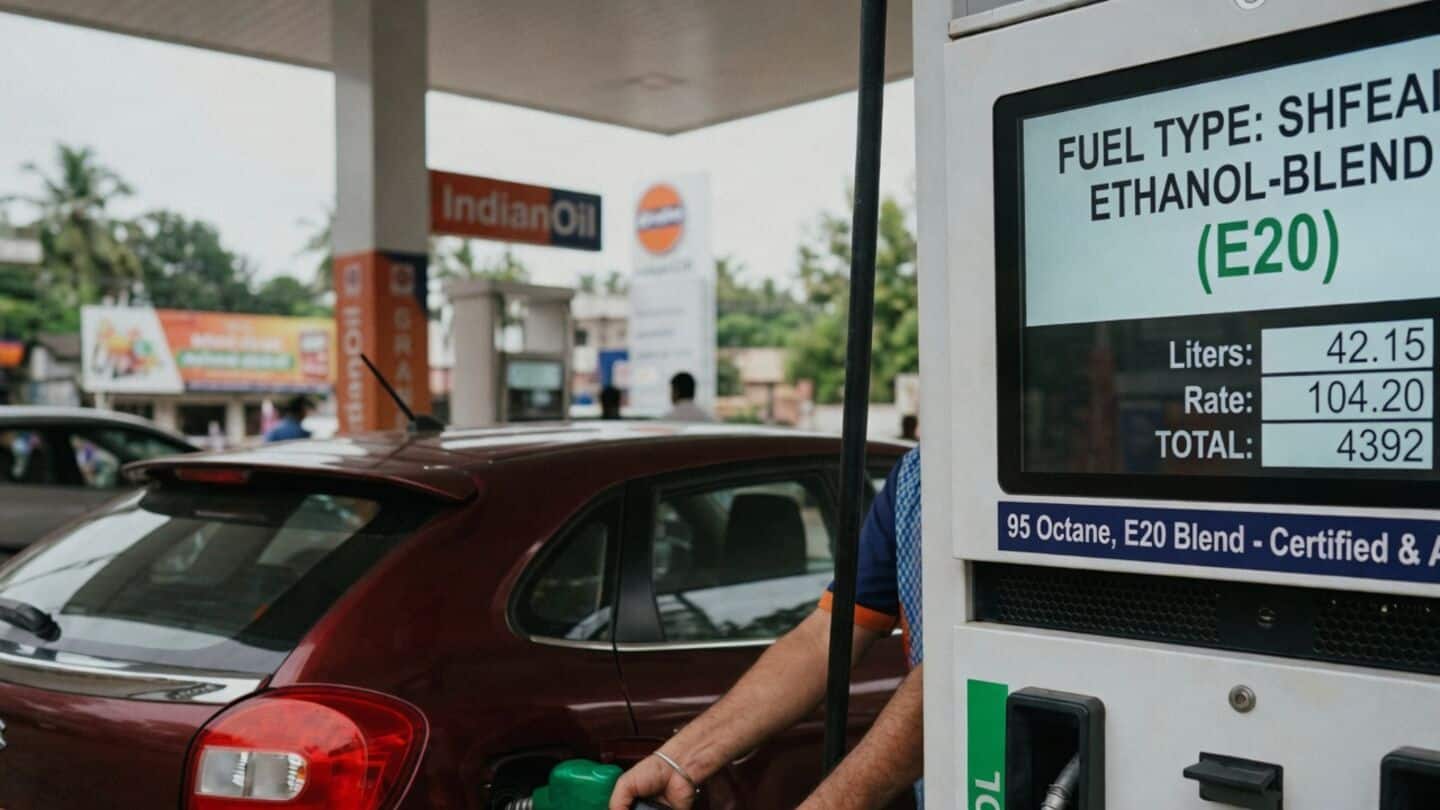 No moisture or high chloride contamination in E20 petrol: OMCs