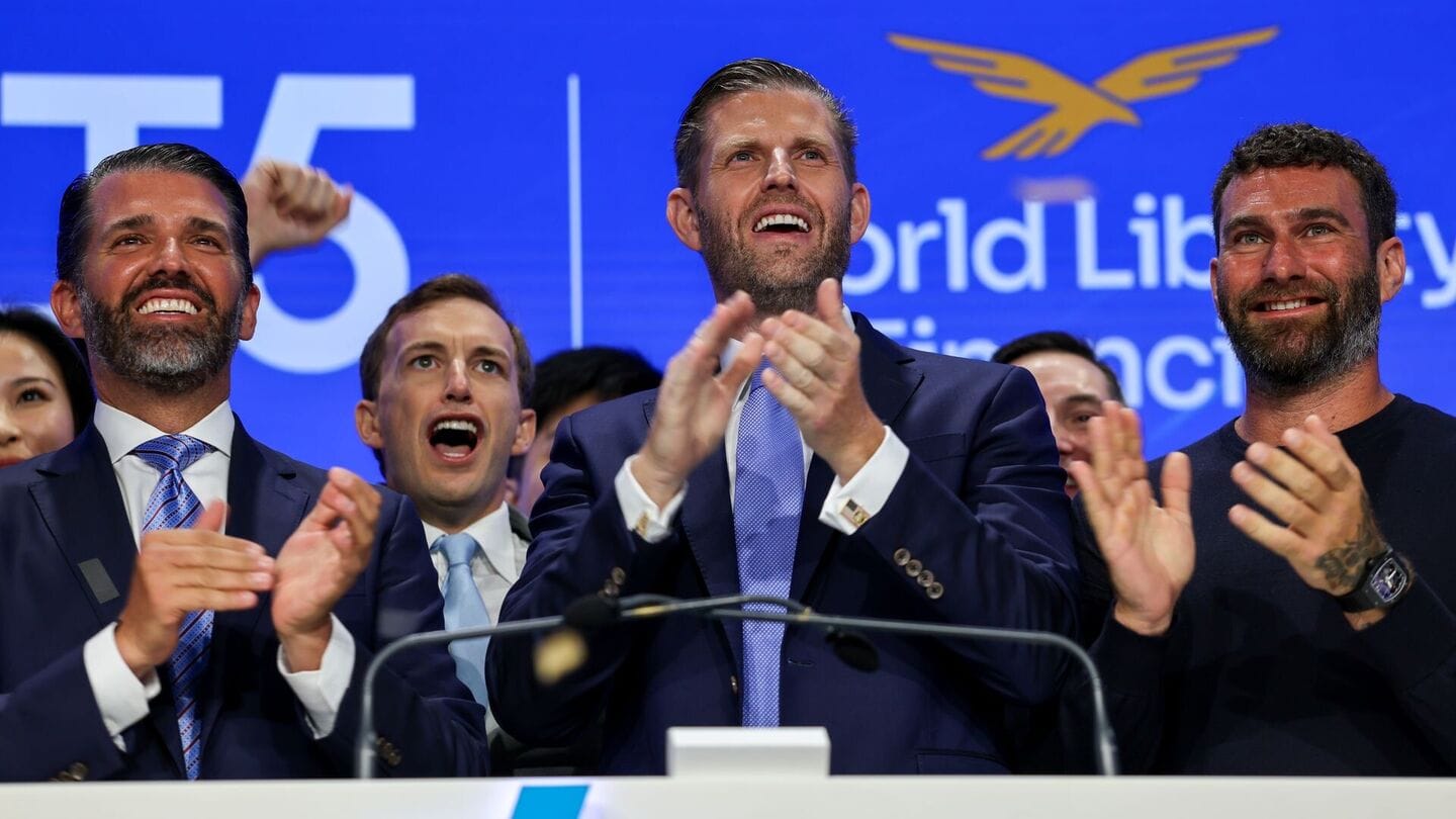 Trump family earns $1.3B in crypto gains within weeks Trump family earns $1.3B in crypto gains within weeks