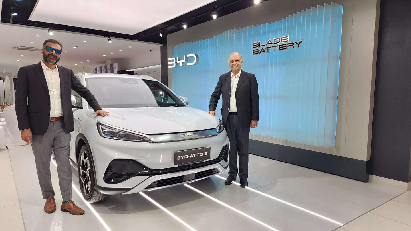 BYD hits 10,000 EV deliveries in India BYD hits 10,000 EV deliveries in India