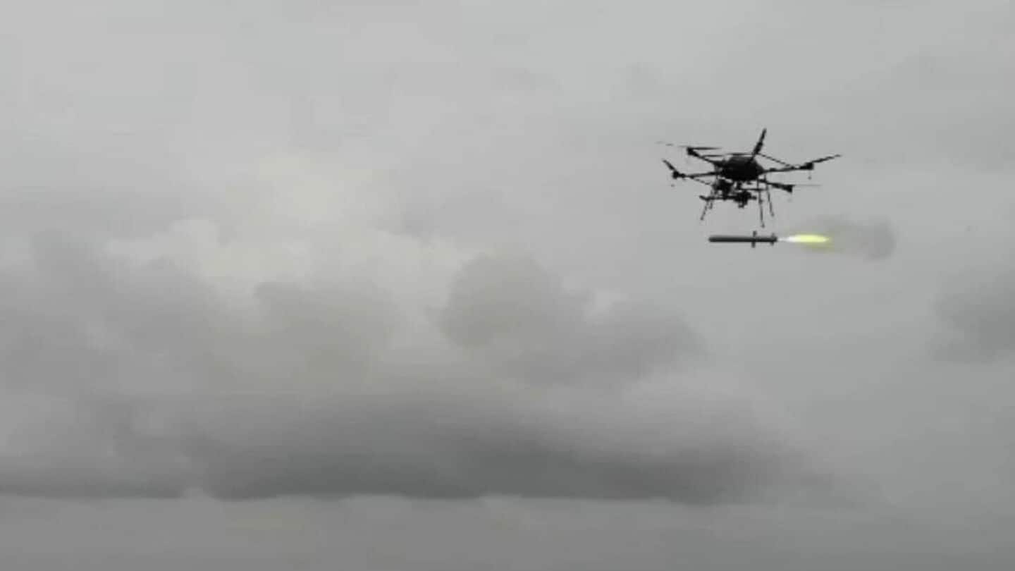 DRDO test-fires drone-launched missile, boosting India's indigenous defense manufacturing DRDO test-fires drone-launched missile, boosting India's indigenous defense manufacturing