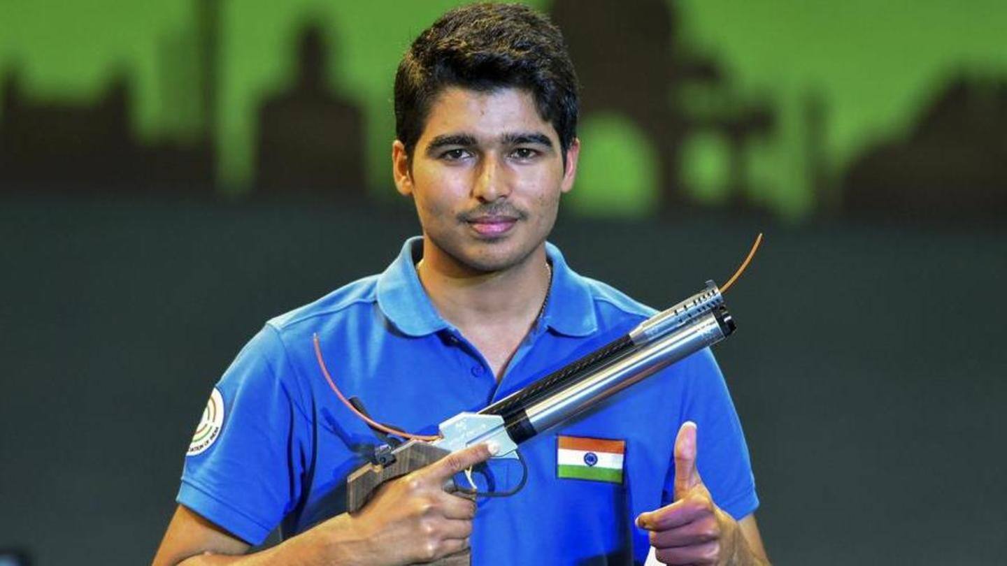 Chaudhary shot 589 to top his event's MQS Chaudhary shot 589 to top his event's MQS