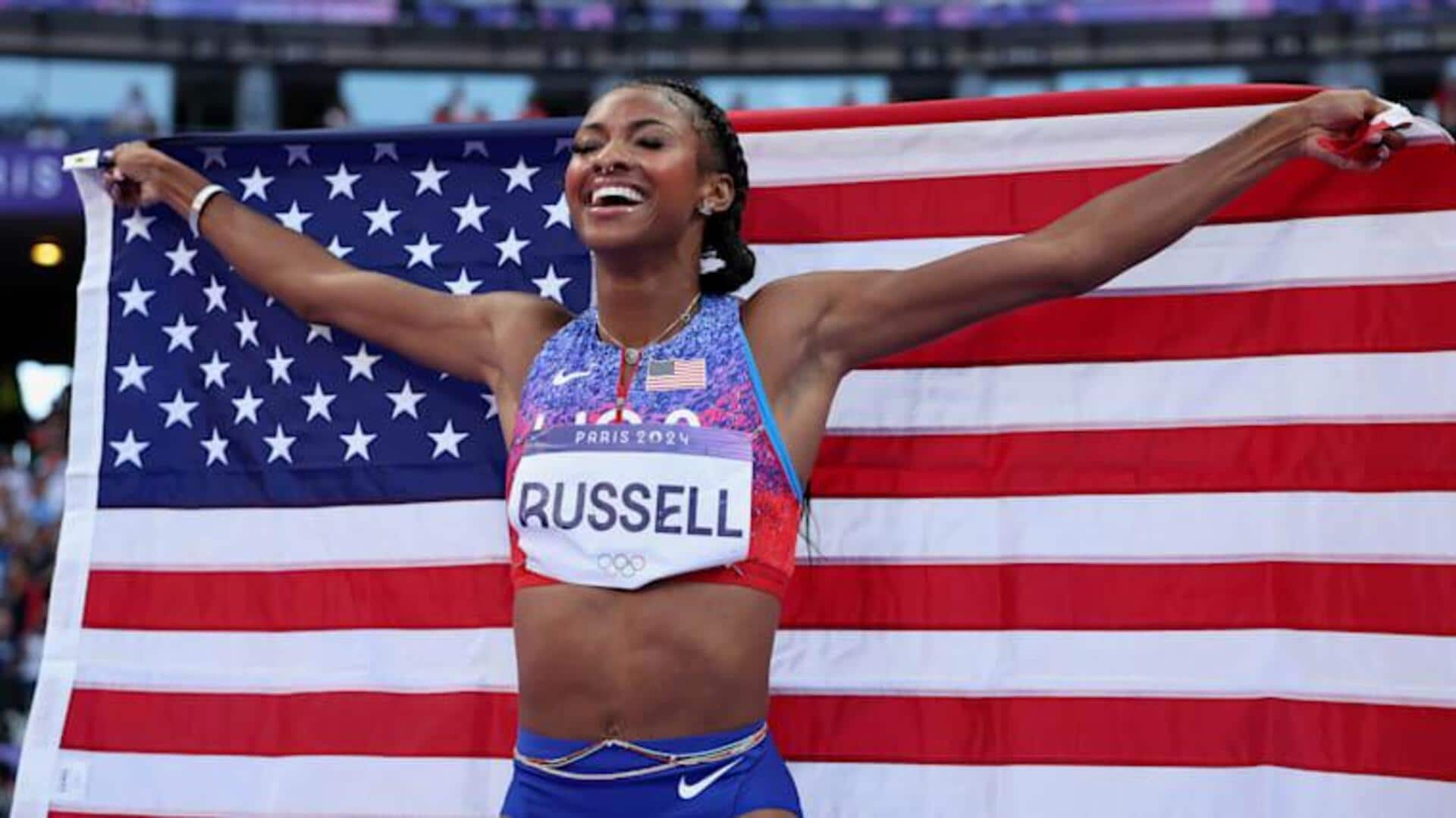 Masai Russell wins Olympic 100m hurdles gold Decoding her campaign