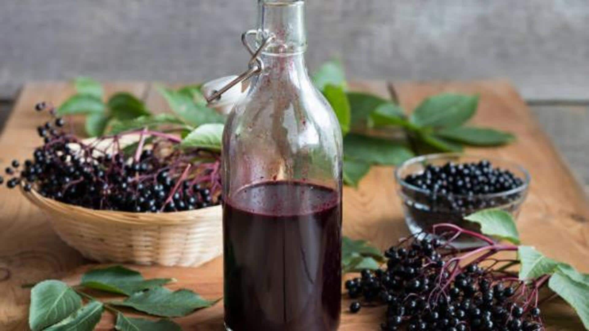 Boost your beverages with elderberry syrup 