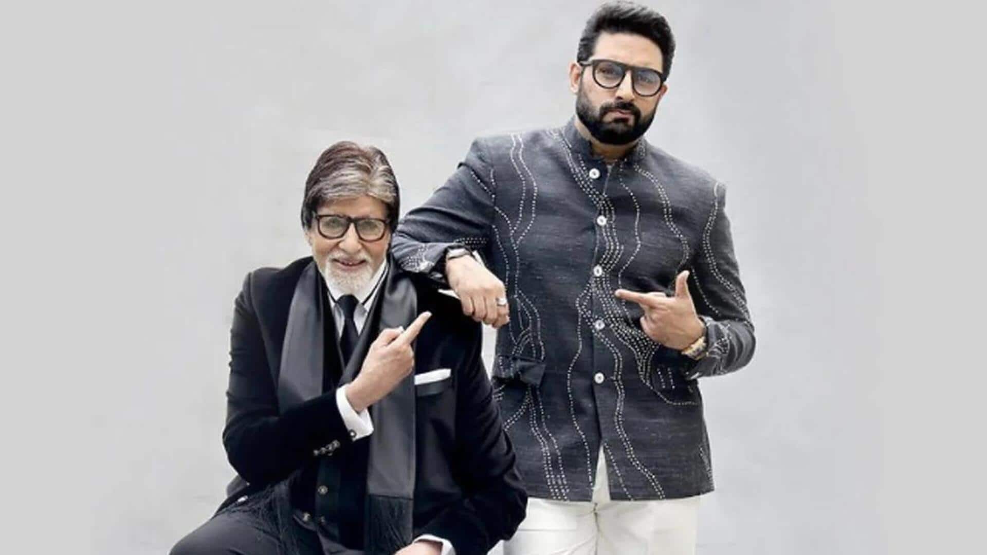 Amitabh Bachchan praises 'inheritor' Abhishek for film choices Amitabh Bachchan praises 'inheritor' Abhishek for film choices