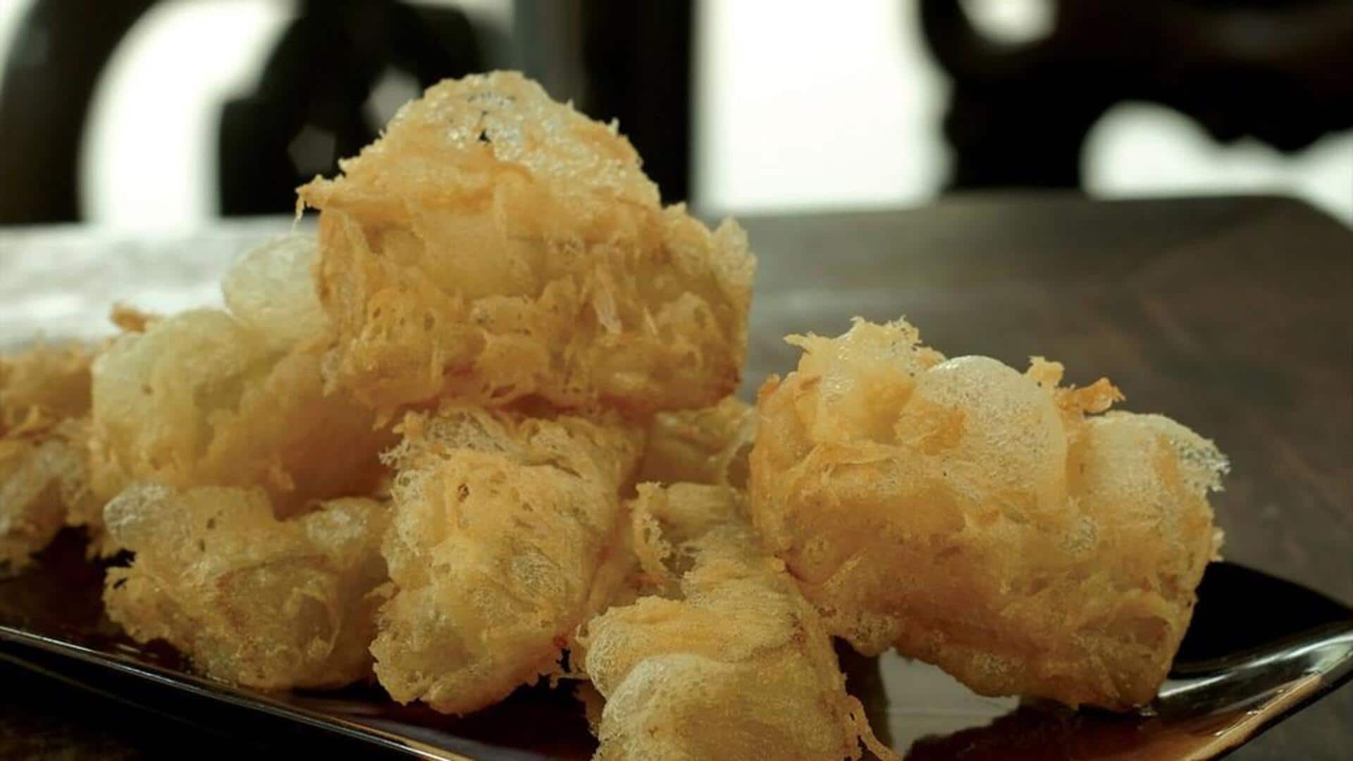 Fond of water chestnut fritters? Here's where to find them