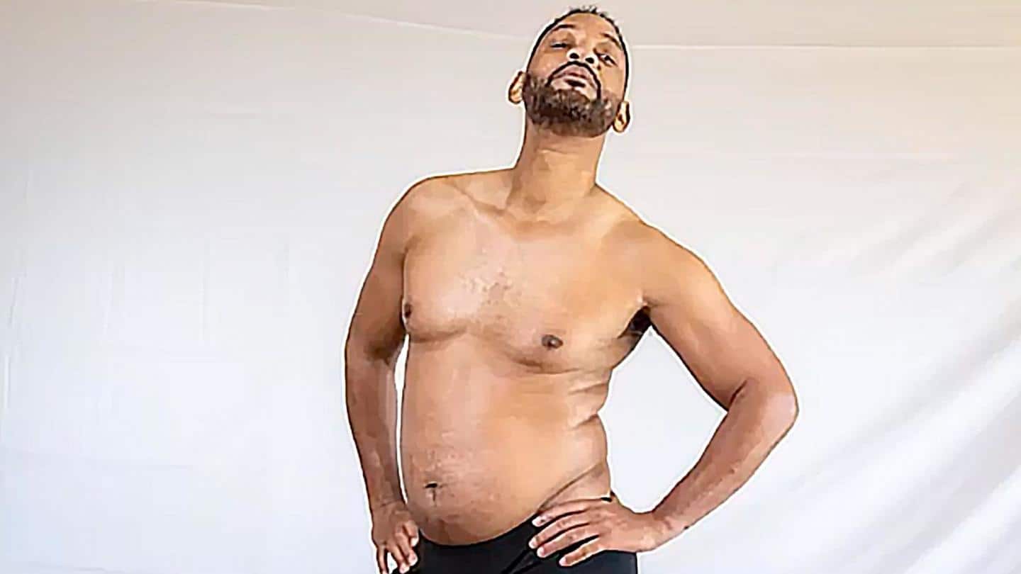 Smith shares photo of his bulged body, fans applaud him Smith shares photo of his bulged body, fans applaud him