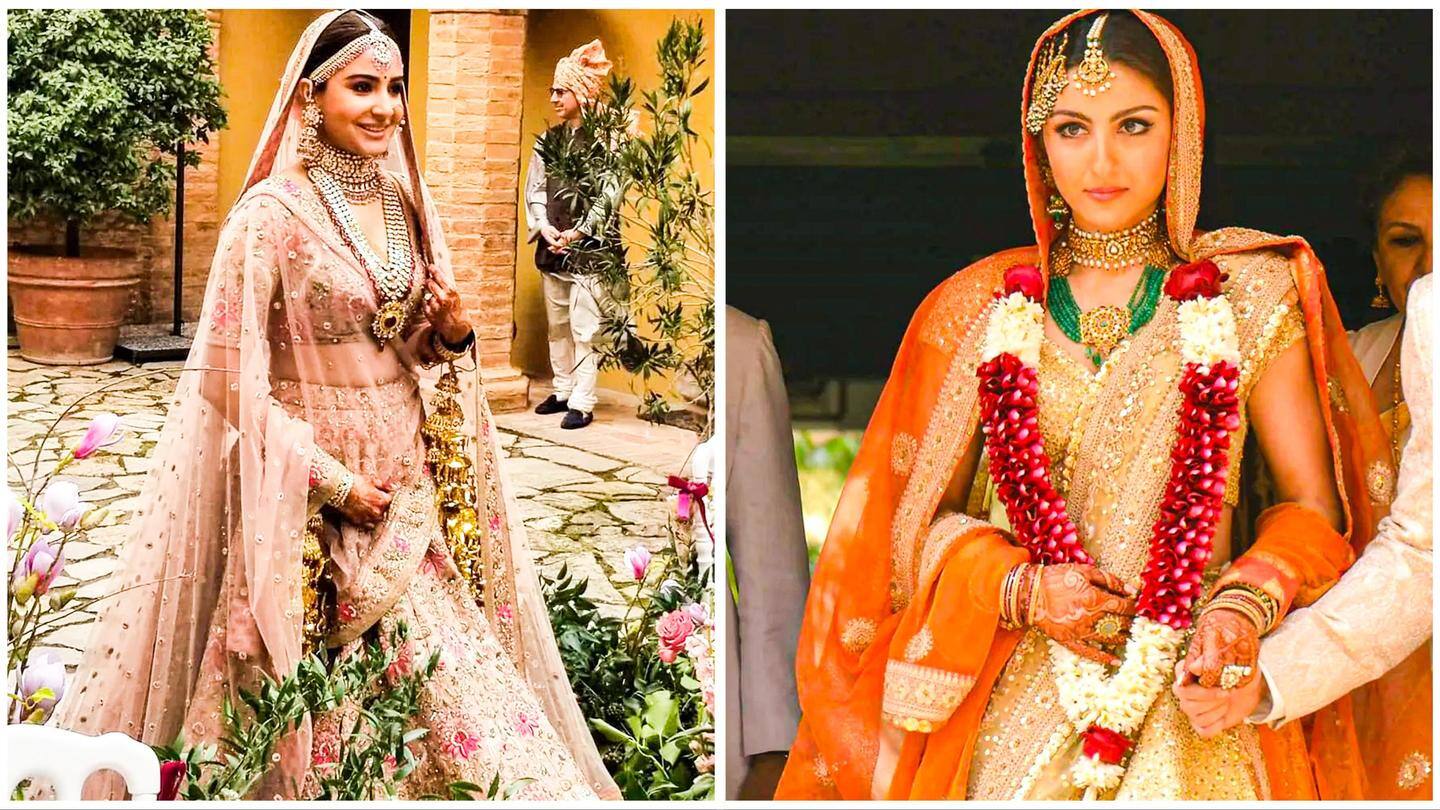 Anushka In Manish Malhotra Lehenga Styles | Zeenat Style