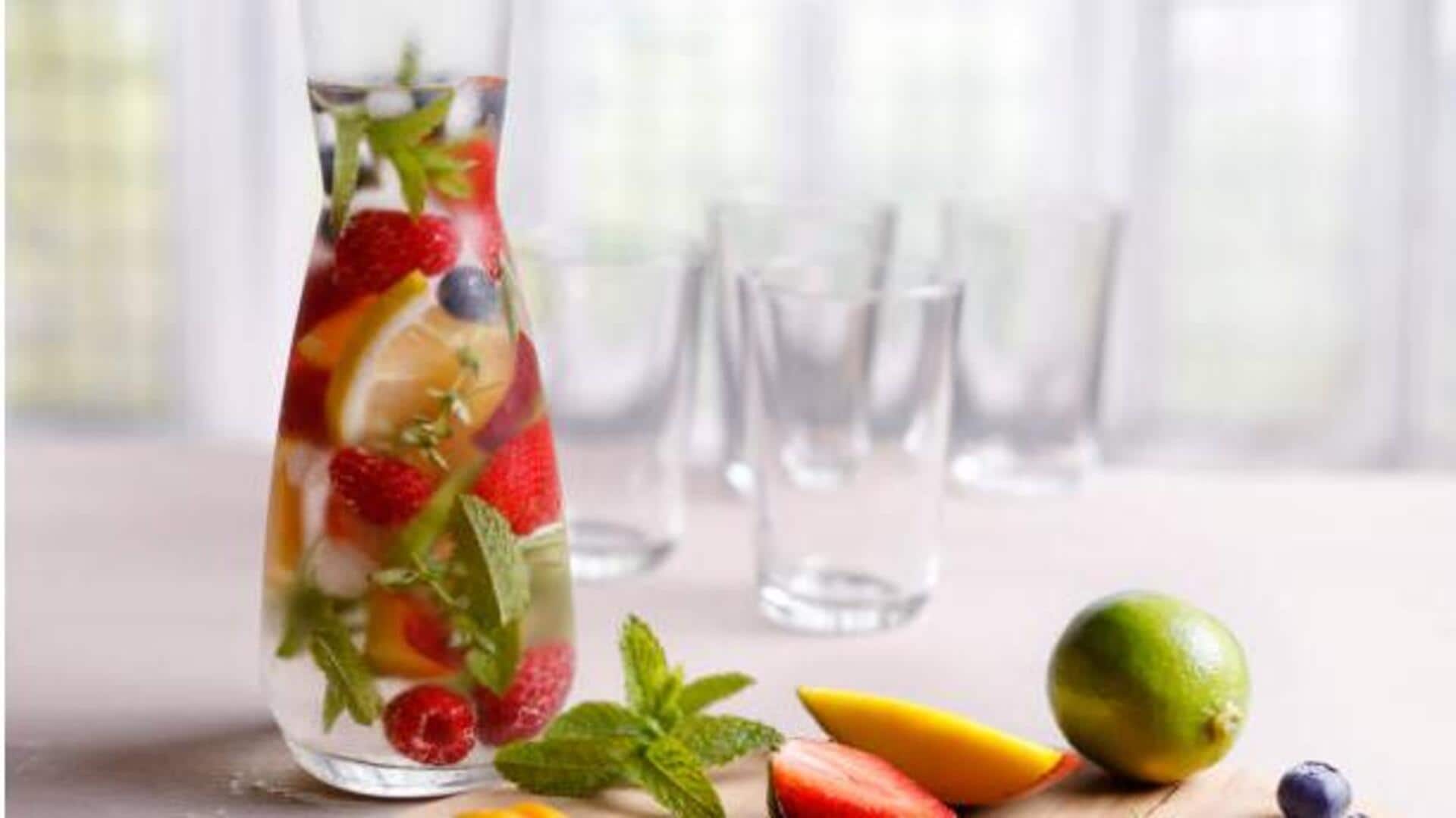 How to make fruit-infused water