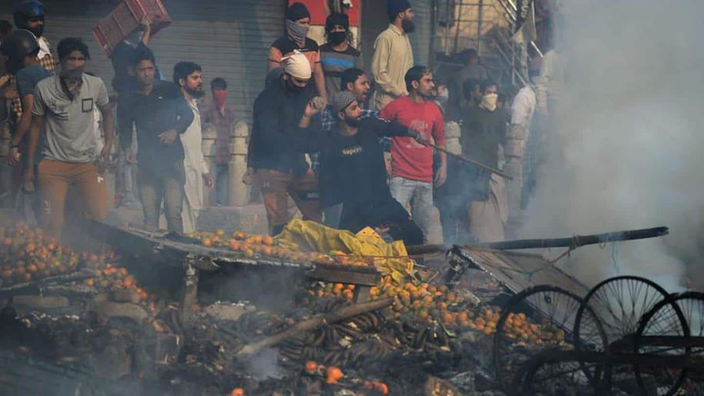 Communal clashes had broken out in February 2020 Communal clashes had broken out in February 2020