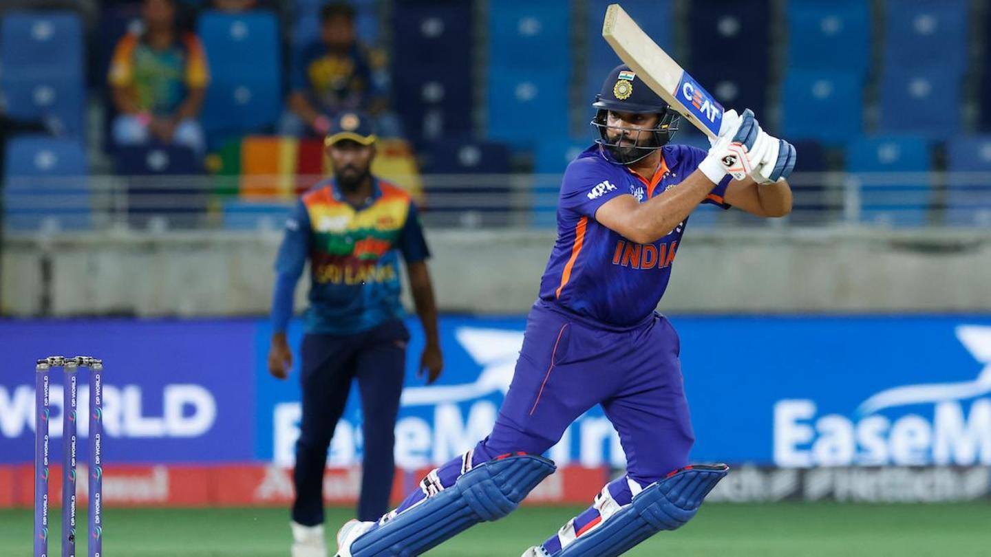 Asia Cup: India score 173/8 against SL; Rohit Sharma shines