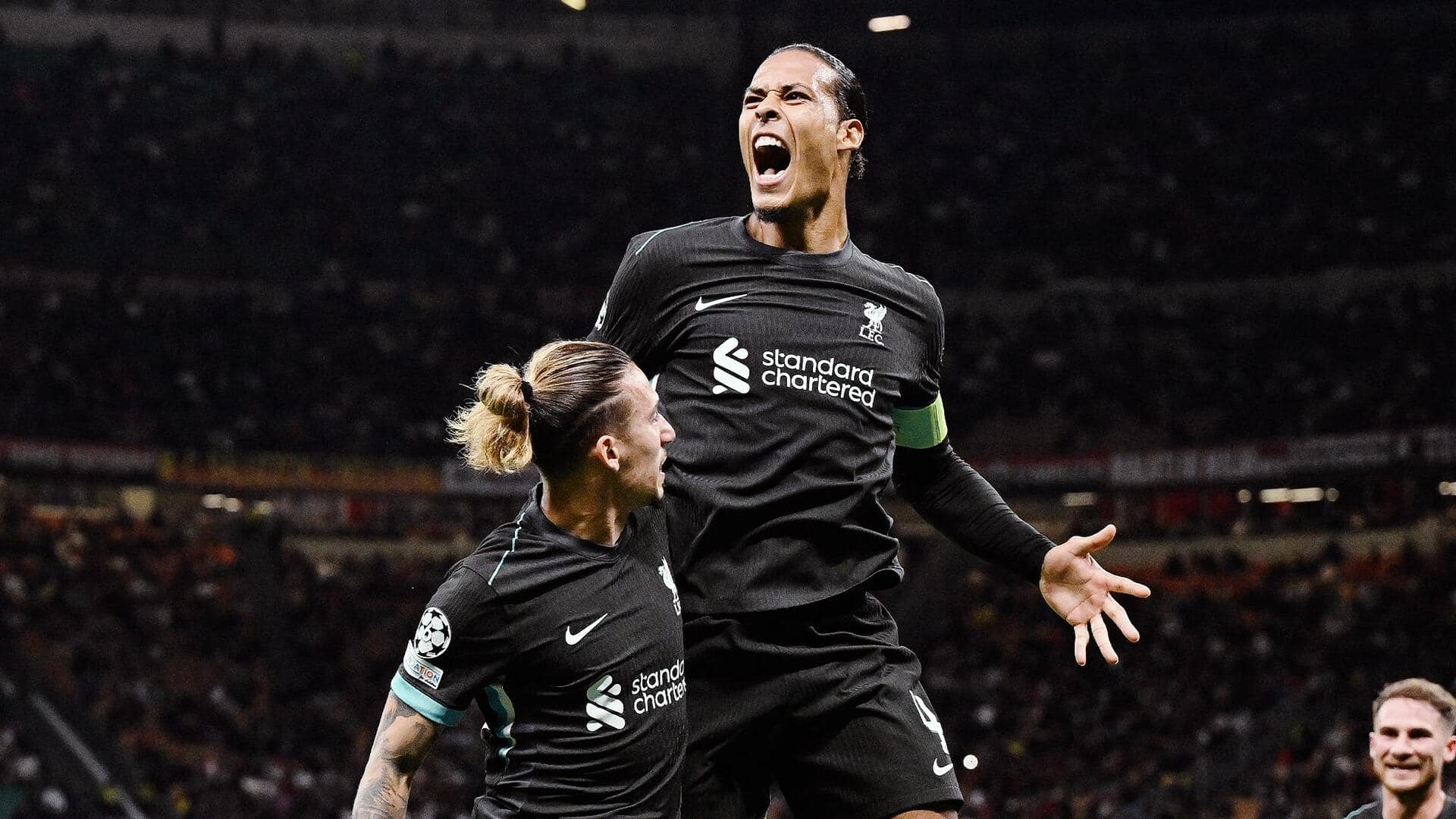 Liverpool tame AC Milan in Champions League 2024-25: Key stats