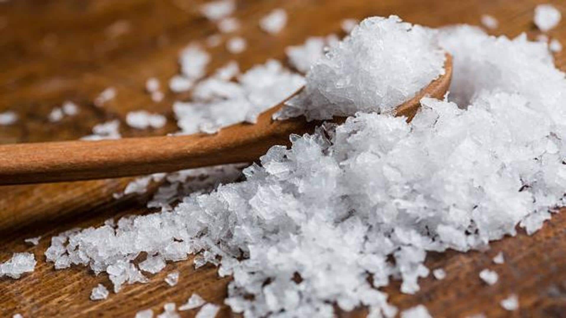 Essential sea salts in North African vegan cuisine