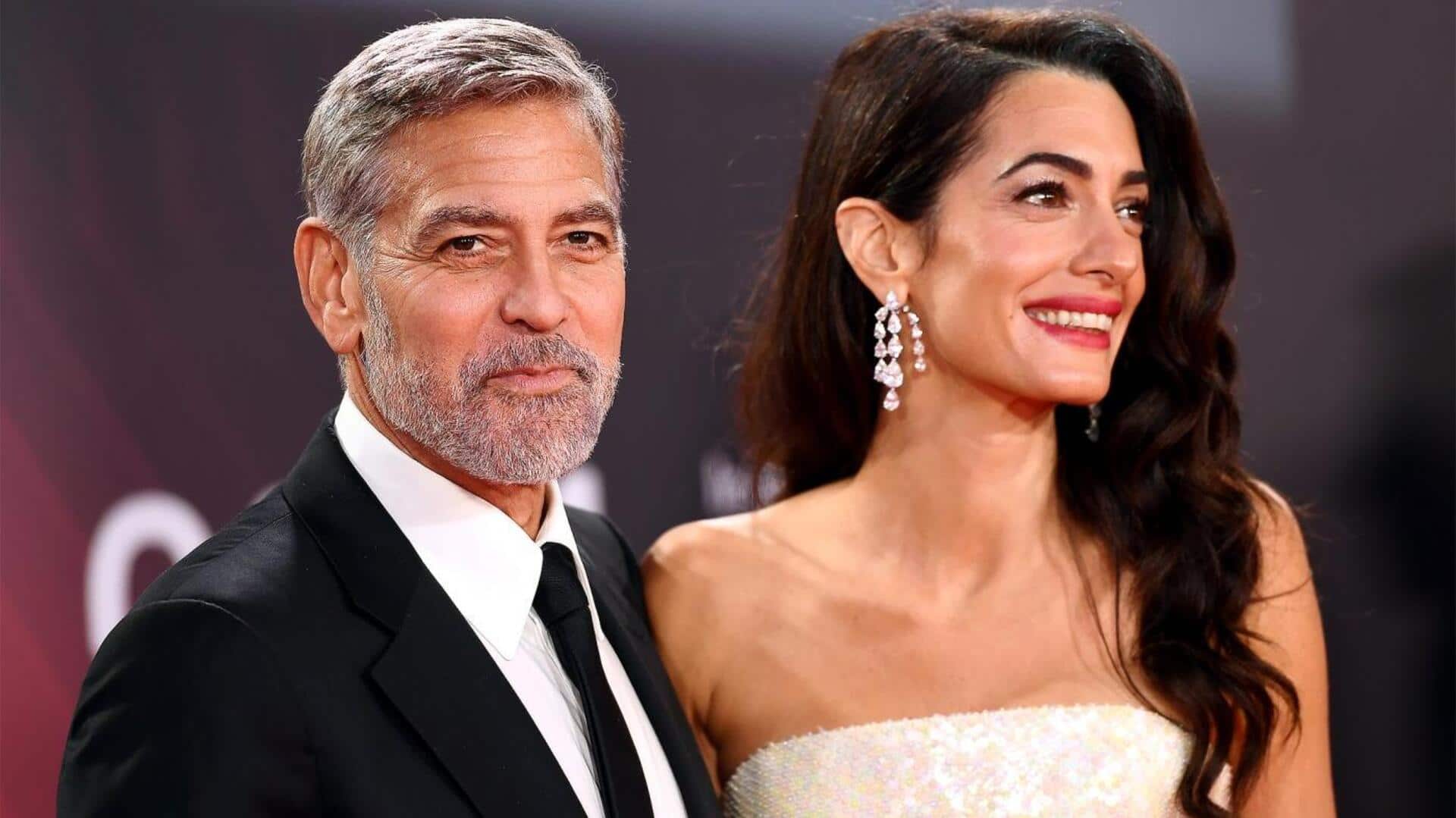George Clooney, wife Amal, and kids granted French citizenship