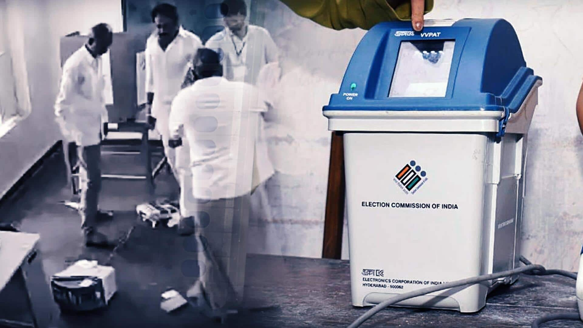 ECI reacts sharply after YSRCP MLA seen destroying EVM 