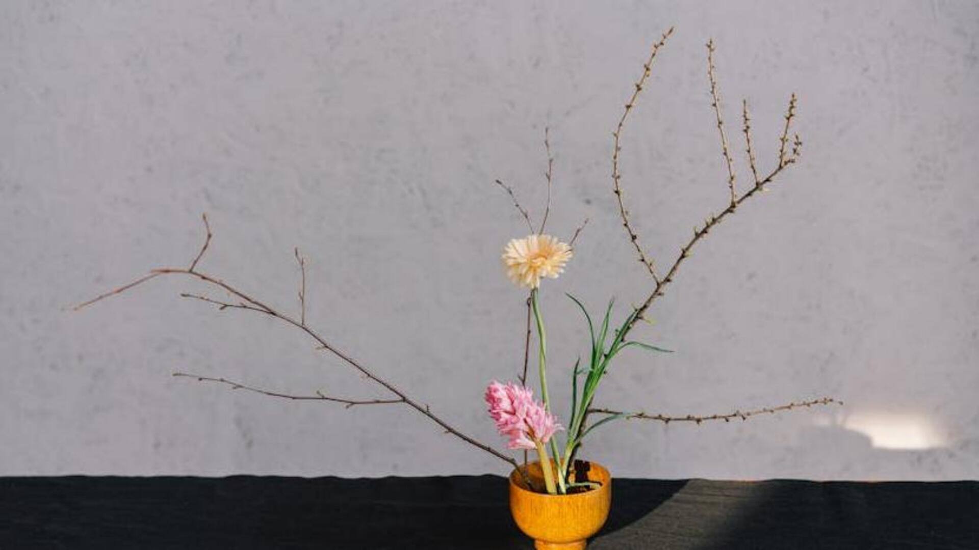 An introduction to ikebana, the Japanese art of flower design