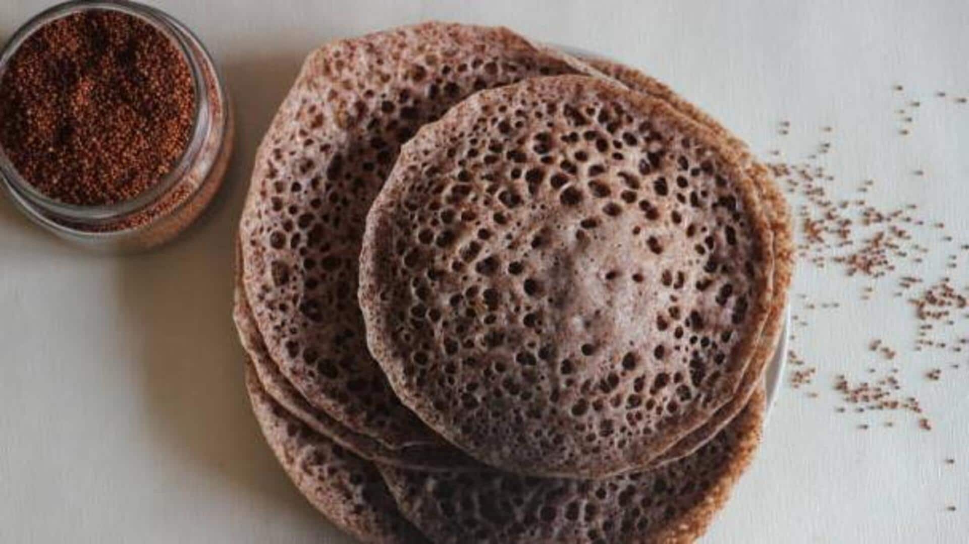 Quick fix: Ragi cheela (can be cooked in 10 mins)