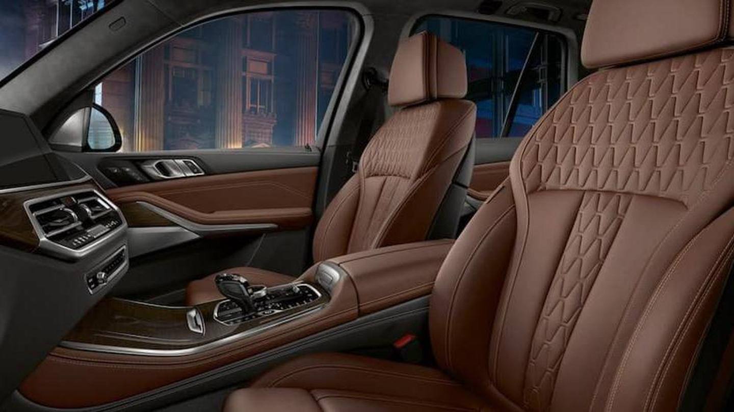 Inside, there is a panoramic sunroof and leather seats Inside, there is a panoramic sunroof and leather seats