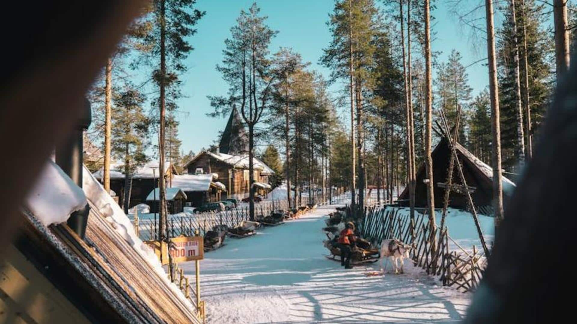 Visit Finland's magical snow villages