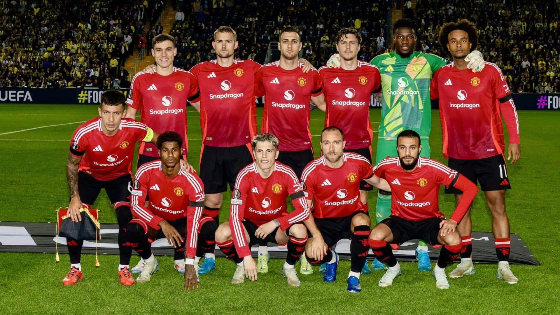 Manchester United play out 3rd successive draw in Europa League