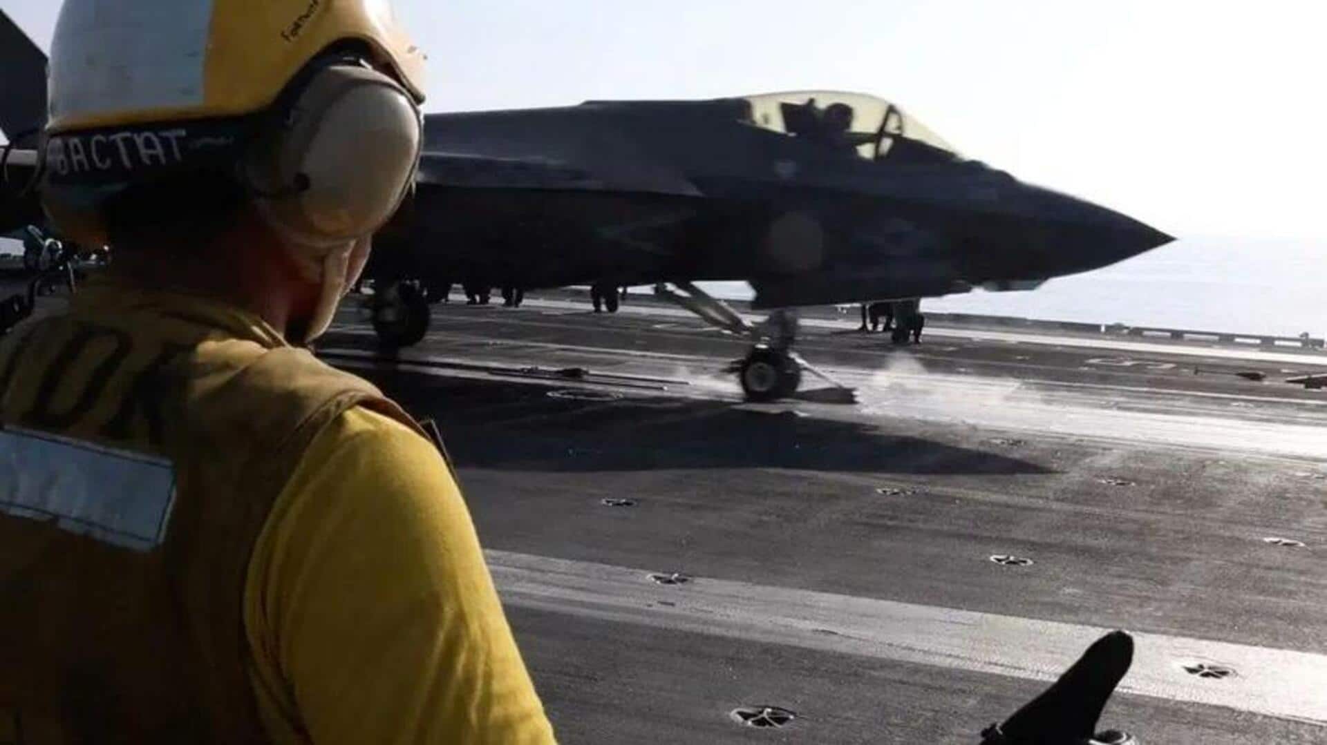 US jet hit by suspected Iranian fire makes emergency landing 