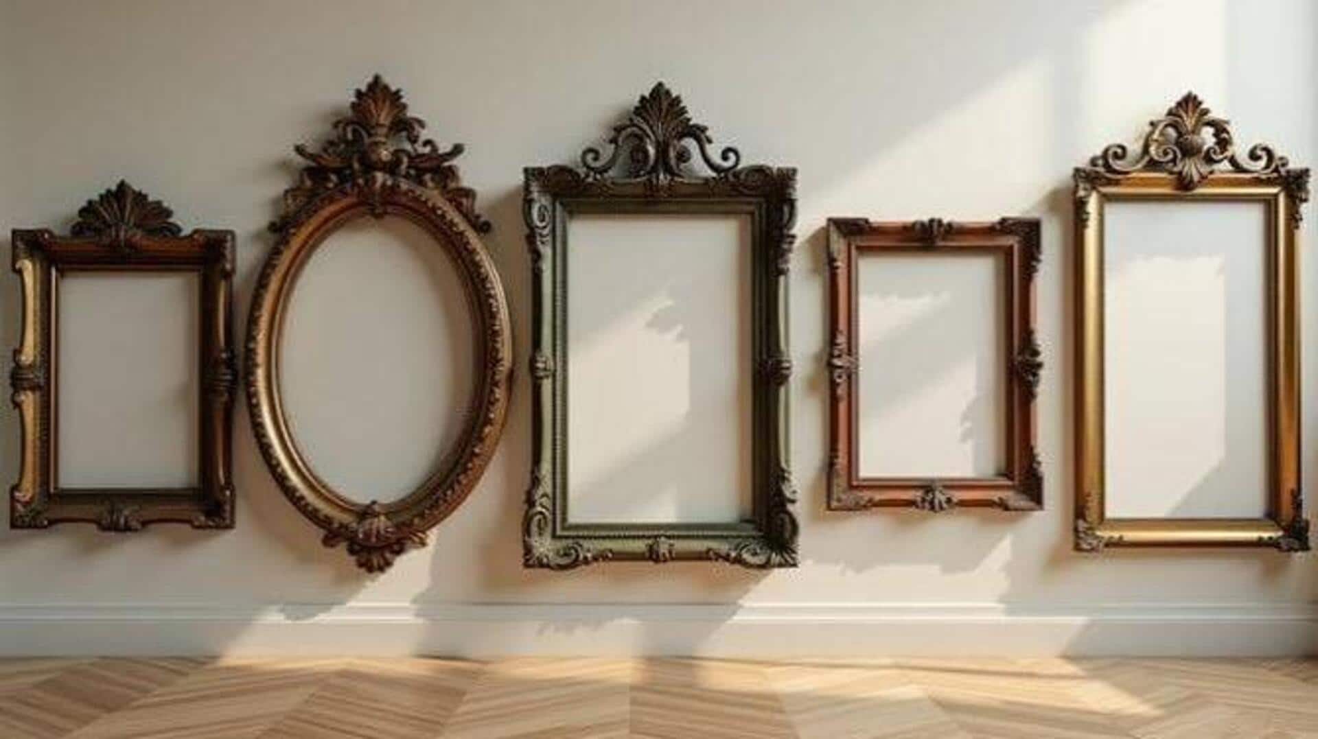 Decor 101: How to style vintage picture frames 