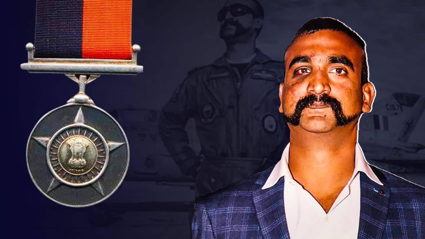 Abhinandan Varthaman, who shot down Pakistani jet, conferred Vir Chakra