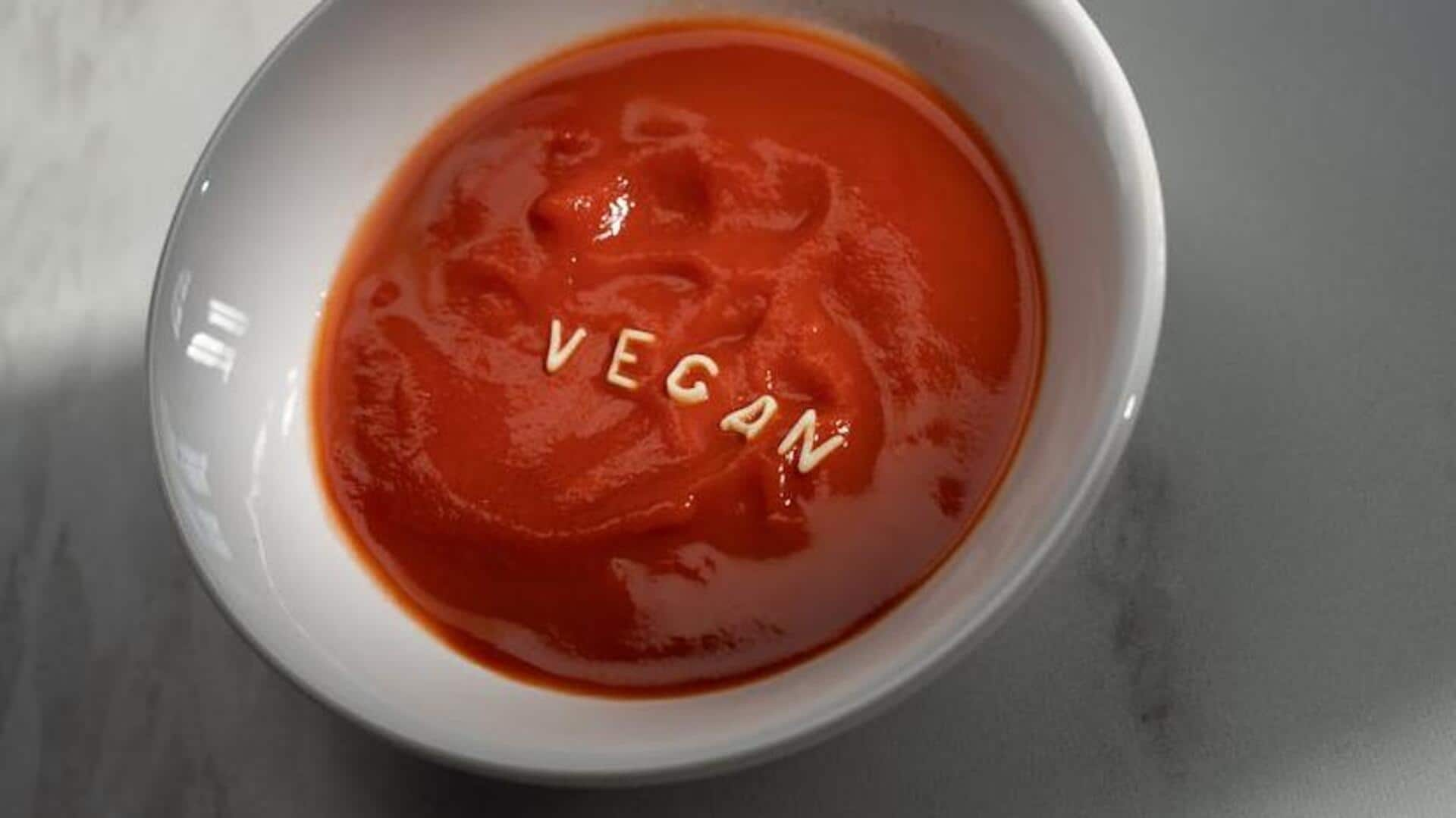 Savor vegan lycopene-rich tomato gazpacho