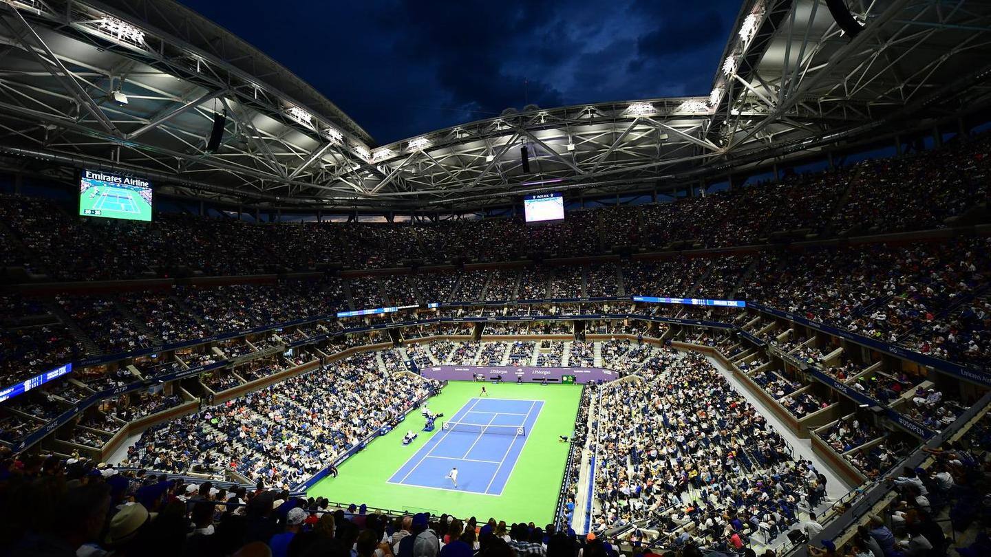 Only major tournament to be played on three surfaces Only major tournament to be played on three surfaces
