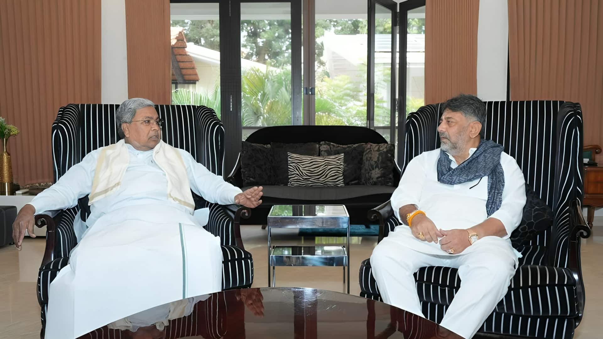 DK Shivakumar, Siddaramaiah have second breakfast meeting in 3 days