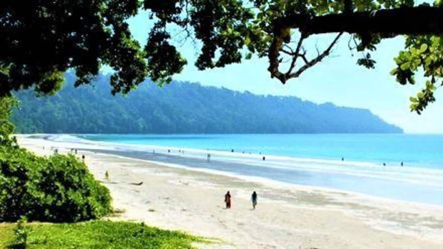 Radhanagar has been named best beach in Asia Radhanagar has been named best beach in Asia