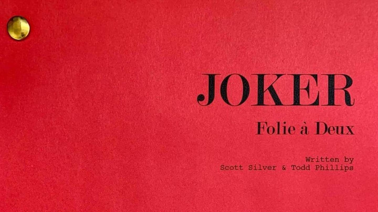 'Joker: Folie à Deux' books October 2024 release date
