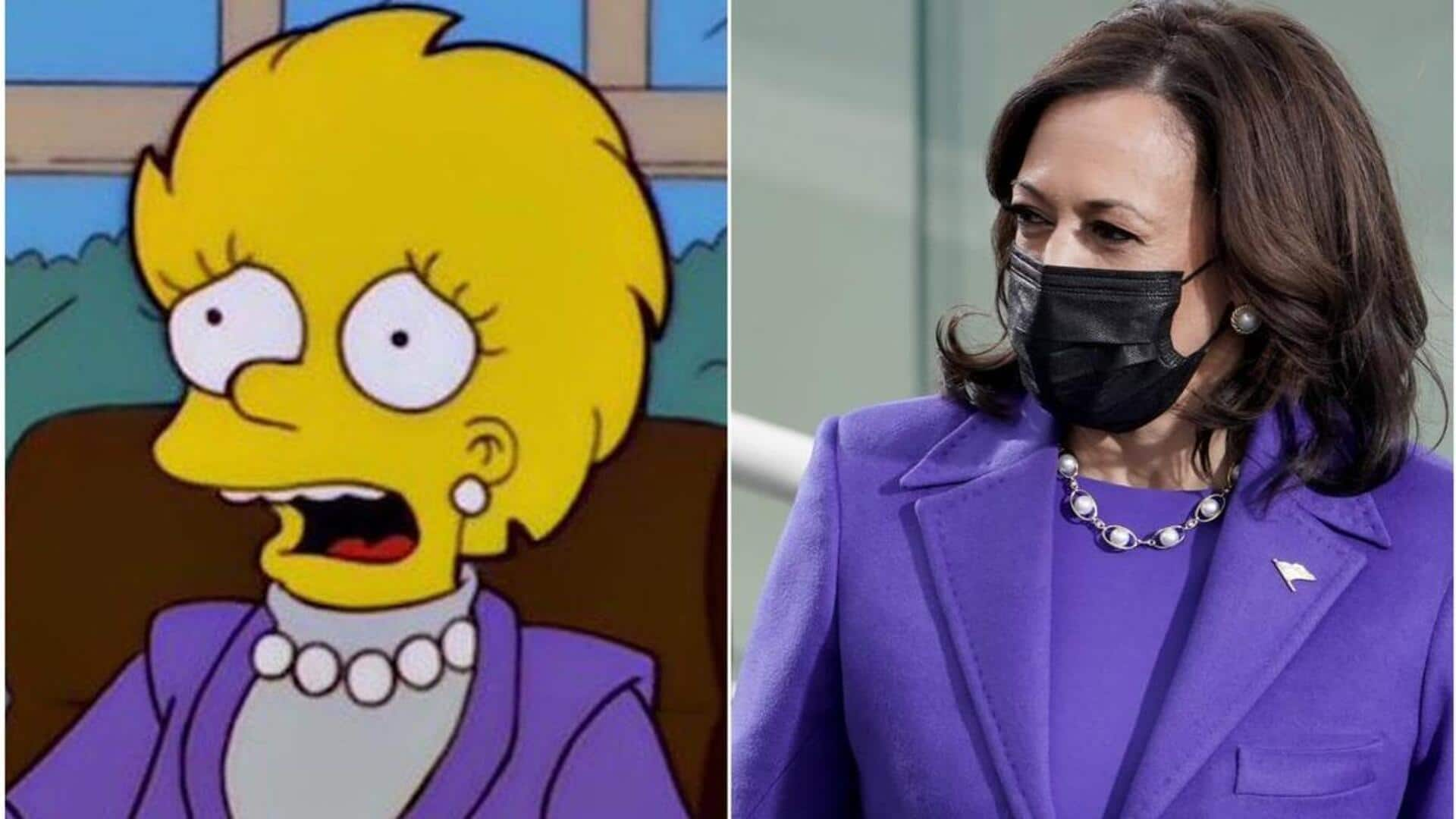 Did 'The Simpsons' predict Kamala Harris's presidential run 20yrs ago