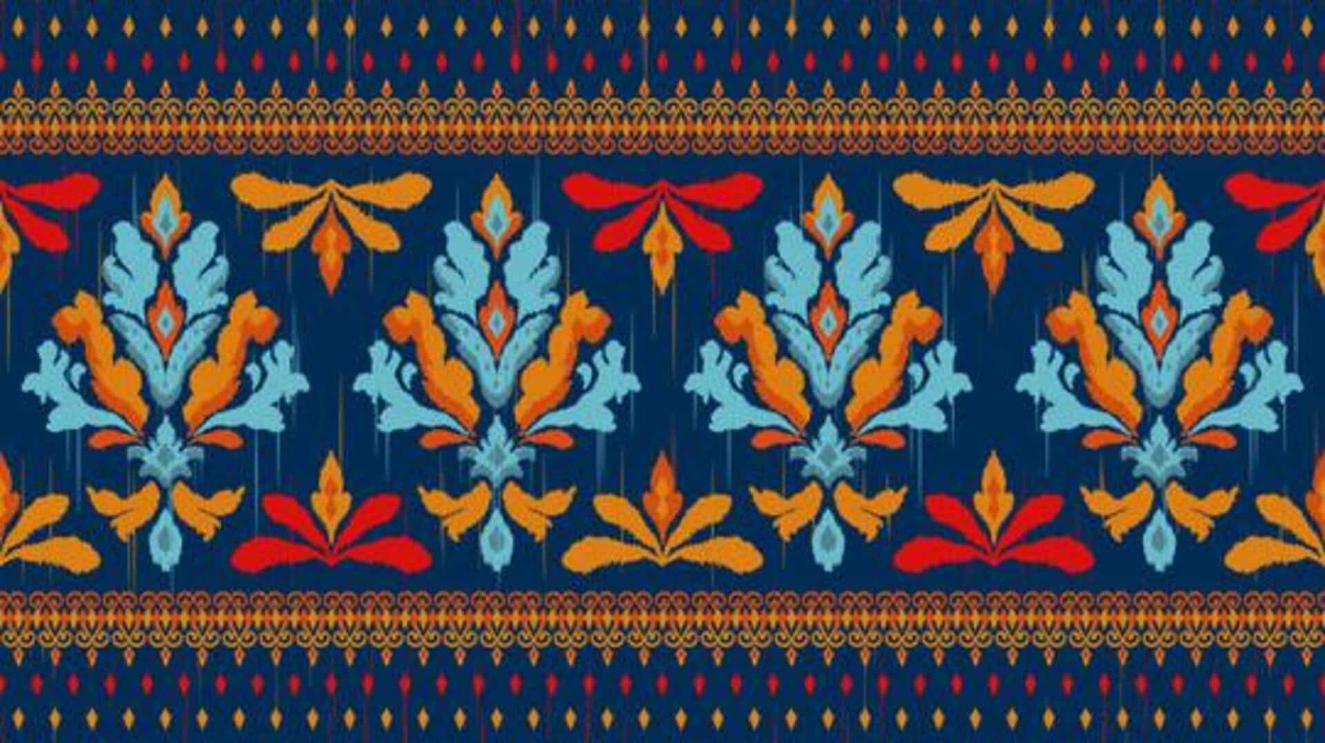 Meet ikat, a textile art trending in home decor