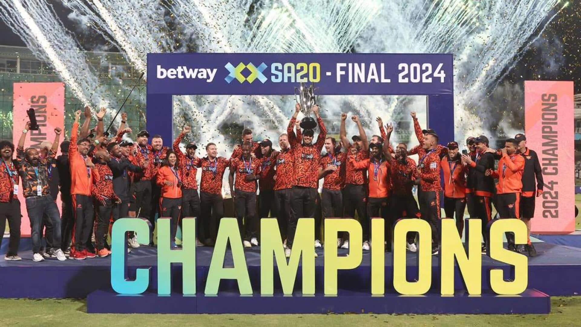 SA20 league injects $406 million into South Africa's economy