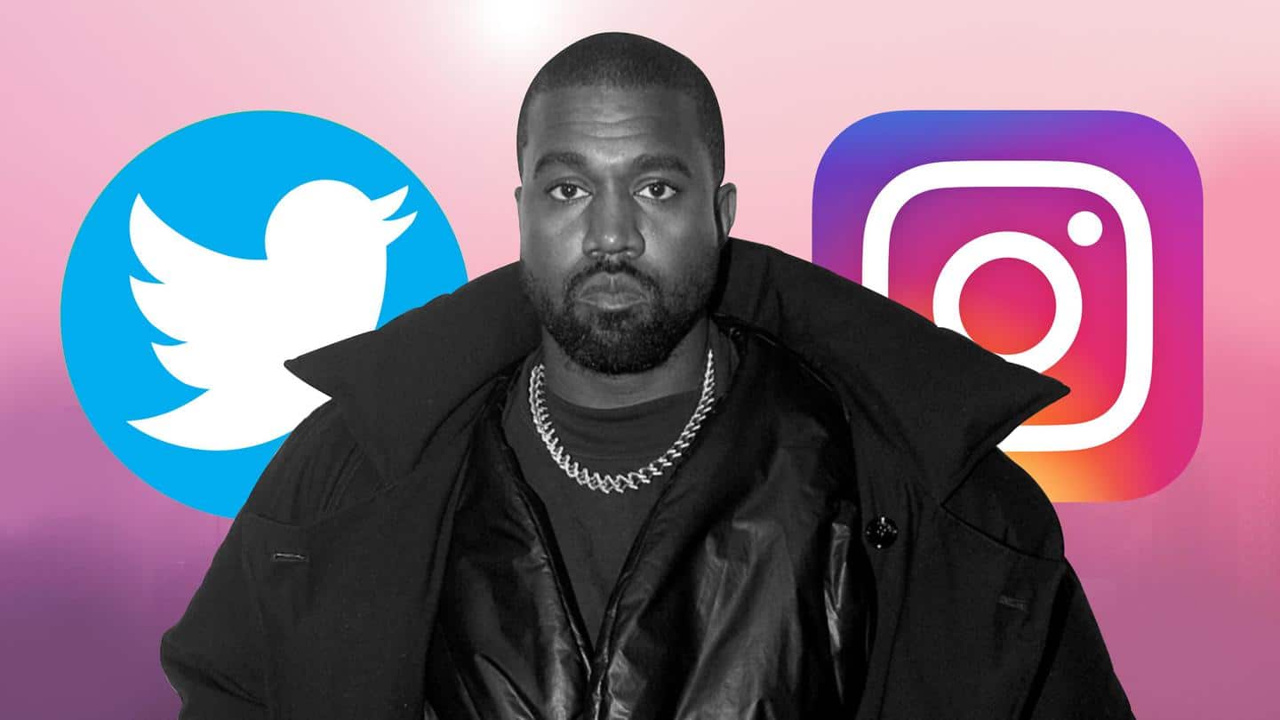 Kanye West locked out of Instagram, Twitter for anti-Semitic posts