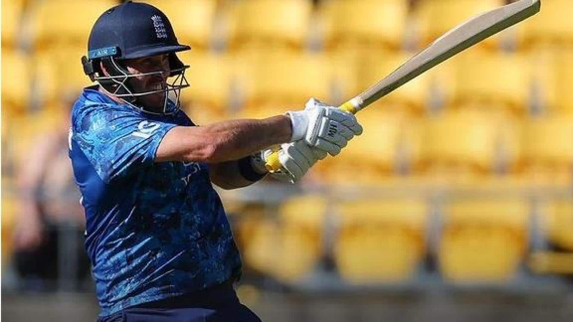 Jamie Overton shines with 68 in 3rd NZ ODI: Stats