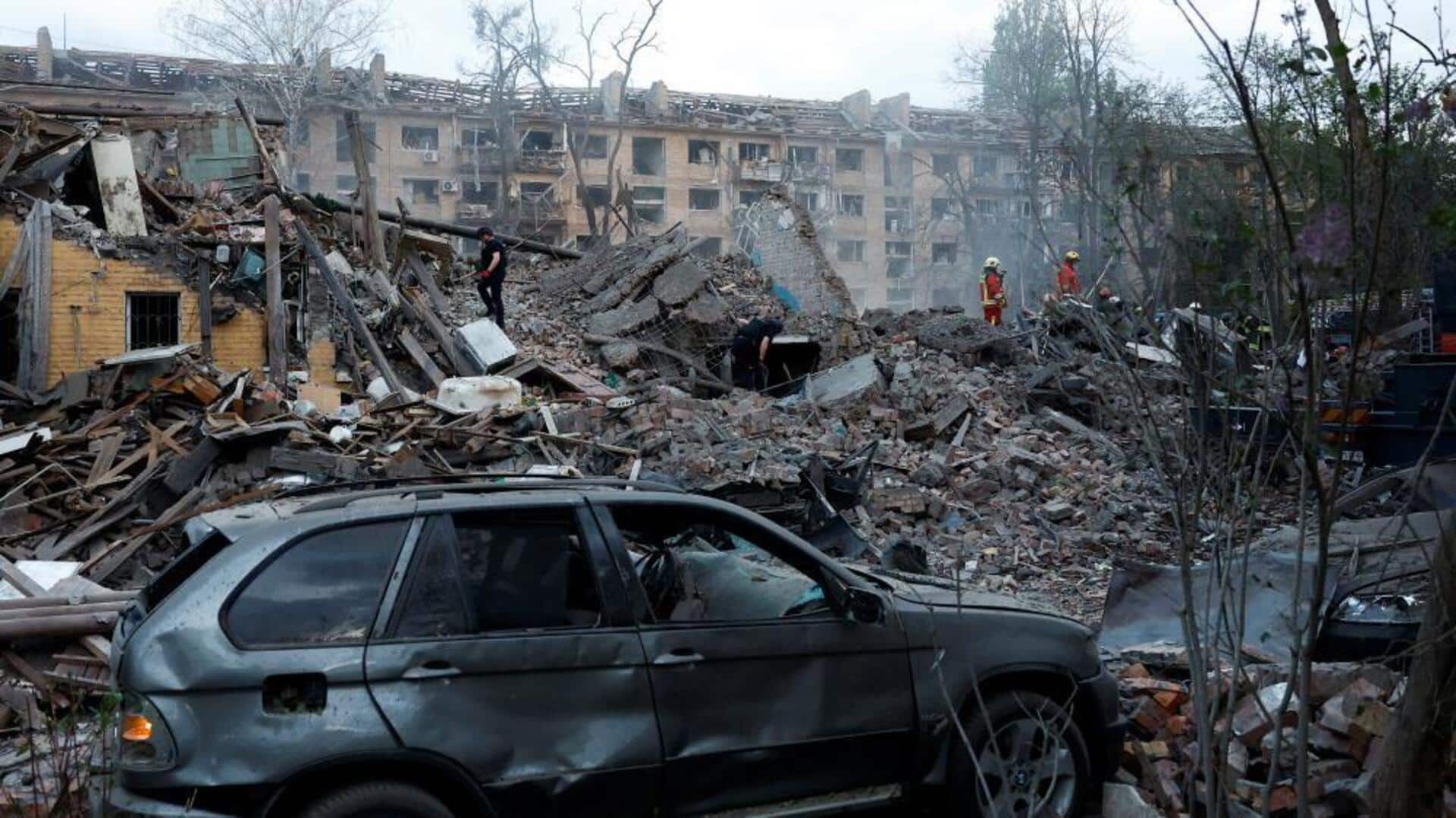 13 killed in large-scale Russian missile, drone strikes on Kyiv