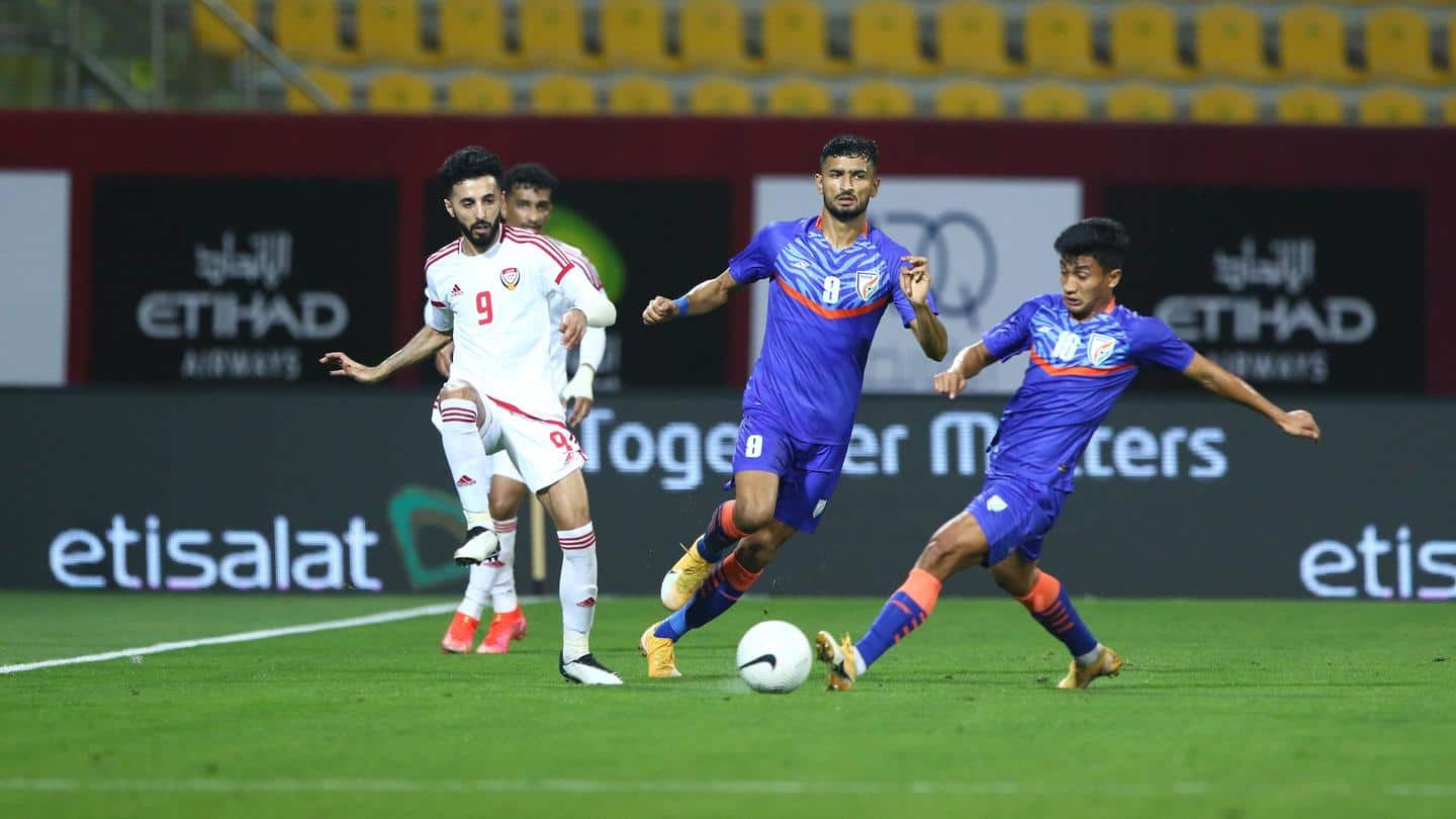 Football: UAE thrash India 6-0 in international friendly