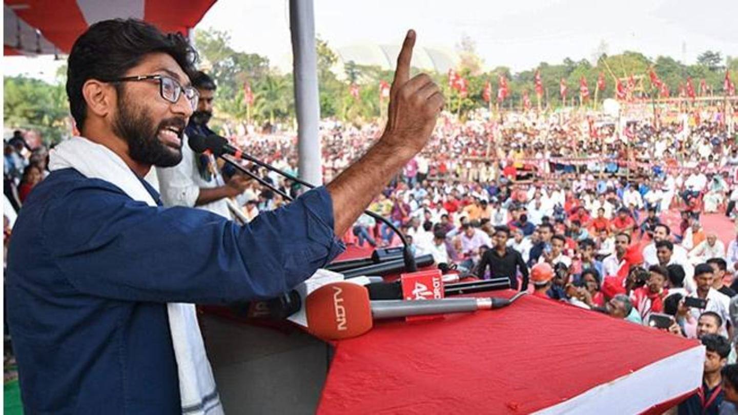 Mevani to become Gujarat Congress working president: Reports Mevani to become Gujarat Congress working president: Reports