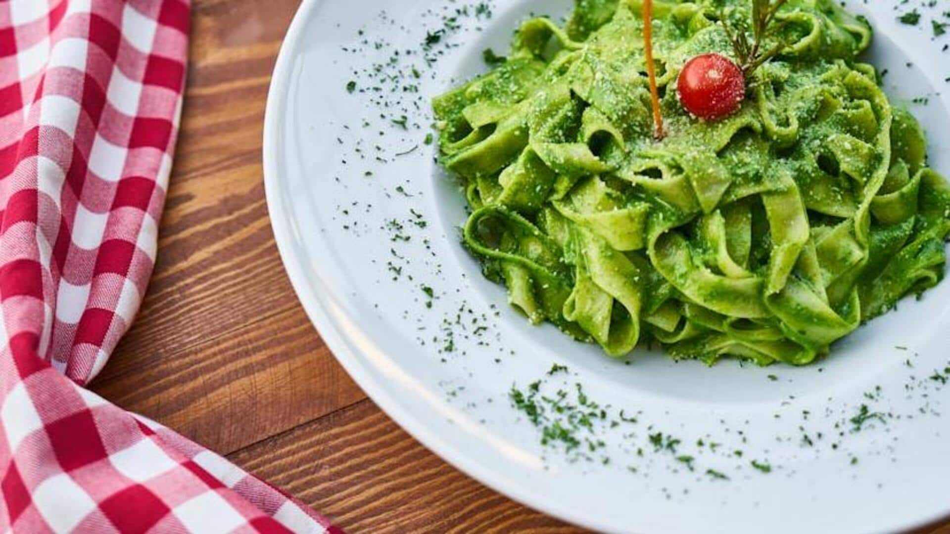 Try this Italian vegan pesto pasta recipe