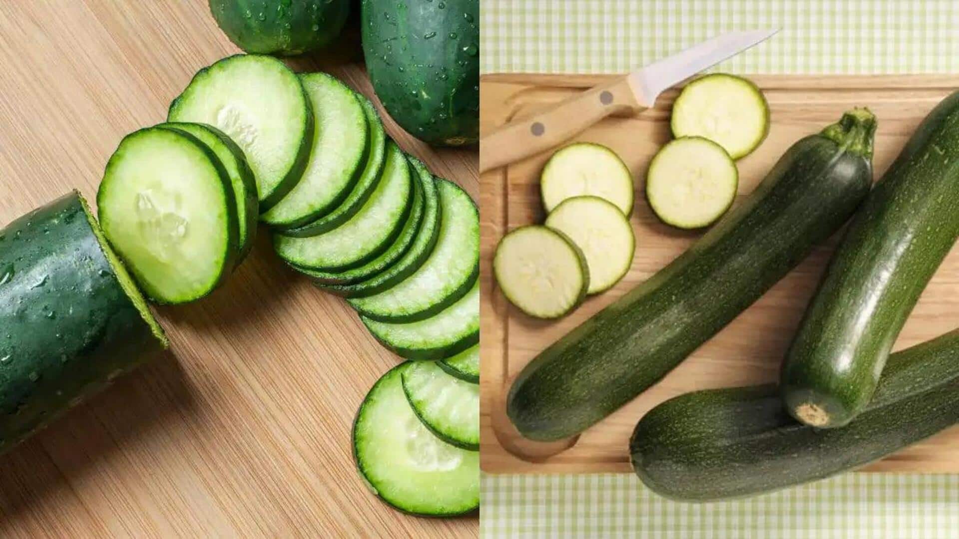 Zucchini v/s cucumber: Which has more fiber?