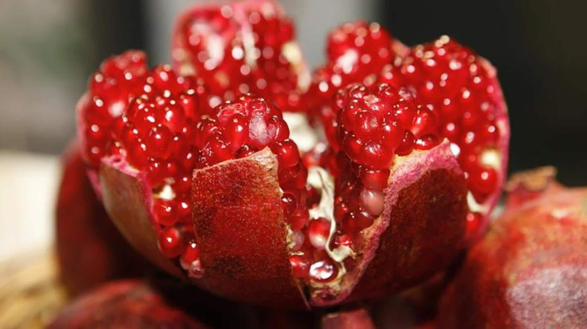 Reviving skin with pomegranate antioxidant boost